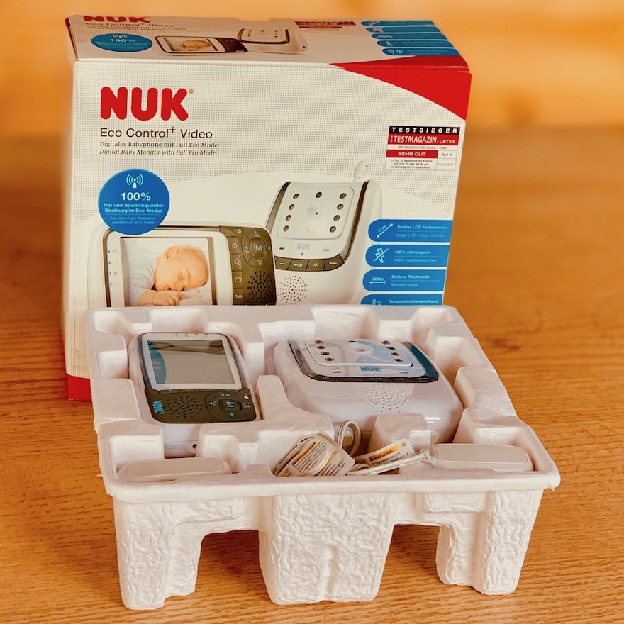 NUK Eco Control+ Babyphone Lieferumfang