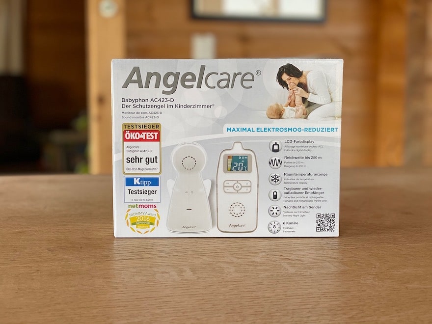 Angelcare AC 423-D Audio-Babyphone Verpackung
